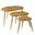 Nest of three Pebble Tables by Ercol