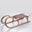 Traditional Wooden Sledge with Horn Shaped Front